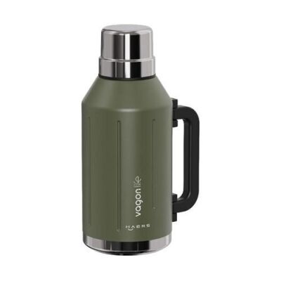 Vagonlife VGN1004 1200 ML Çelik Termos Yeşil - 1