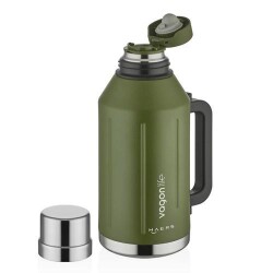 Vagonlife VGN1004 1200 ML Çelik Termos Yeşil - 2