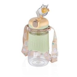 Vagonlife VGN2023 600Ml Kedi Figürlü Su Matarası - 2