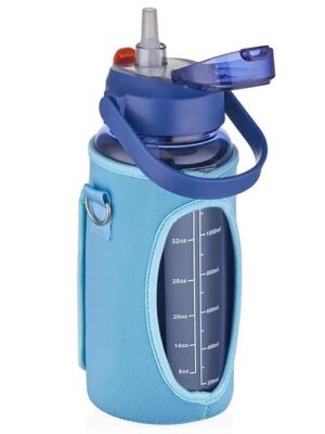 Vagonlife Vgn2115 Pipetli Kılıflı Matara 1500 Ml.- Mavi - 2