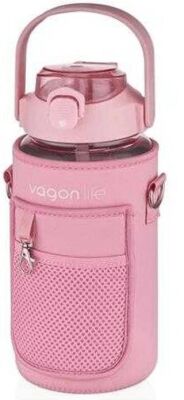 Vagonlife Vgn2115 Pipetli Kılıflı Matara 1500 Ml.- Pembe - 1