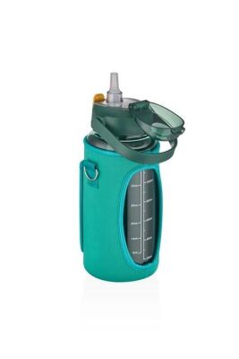 Vagonlife Vgn2115 Pipetli Kılıflı Matara 1500 Ml.- Yeşil - 2