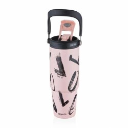 Vagonlife Vgn8137 900 Ml. Çelik Matara - Krem - 2