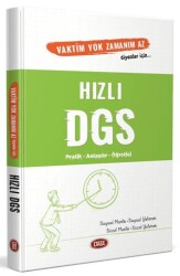 Data Yayınları Vaktim Yok Zamanım Az Diyenler İçin Hızlı DGS - Data Yayınları