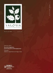 Valonia Volume 1-2024 - Koç Üniversitesi Anadolu Medeniyetleri Araştırma M