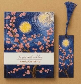 Van Gogh Ayraçlı Defter Seri No : 1 Sert Kapak 96 Yp. 14X20 - 1