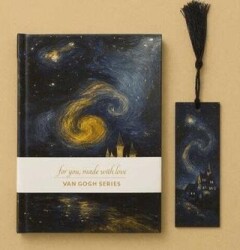 Van Gogh Ayraçlı Defter Seri No : 2 Sert Kapak 96 Yp. 14X20 - Yıldız Defter