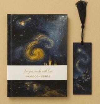 Van Gogh Ayraçlı Defter Seri No : 2 Sert Kapak 96 Yp. 14X20 - 1