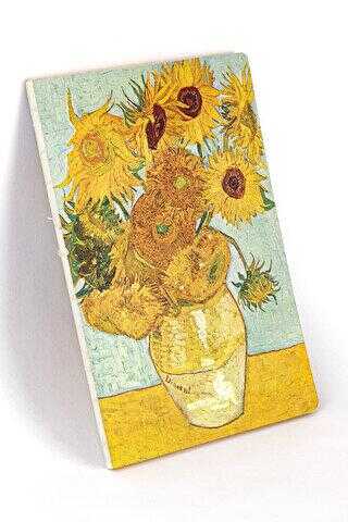 Vase With Twelve Sunflowers Van Gogh 1888 - Vintage Serisi 5
