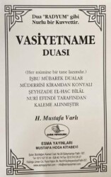 Vasiyetname Duası - Esma Yayınları
