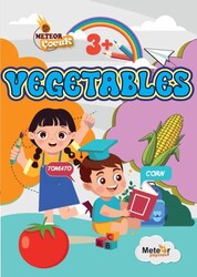 Vegetables Türkçe-İngilizce Boyama Kitabı - Meteor Yayınevi