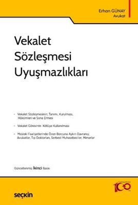 Vekalet Sözleşmesi Uyuşmazlıkları - 1