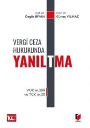 Vergi Ceza Hukukunda Yanıltma - Adalet Yayınevi