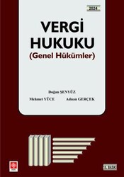 Vergi Hukuku - Ekin Basım Yayın