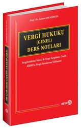 Vergi Hukuku Genel Ders Notları - Beta Yayınevi