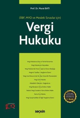 Vergi Hukuku MYO İİBF, MYO ve Mesleki Sınavlar için - 1