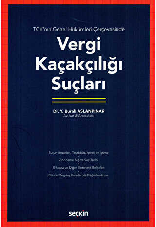 Vergi Kaçakçılığı Suçları - Seçkin Yayıncılık