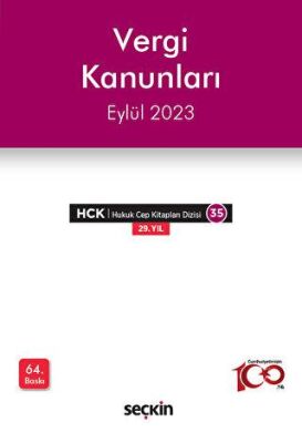 Vergi Kanunları - Eylül 2023 - 1