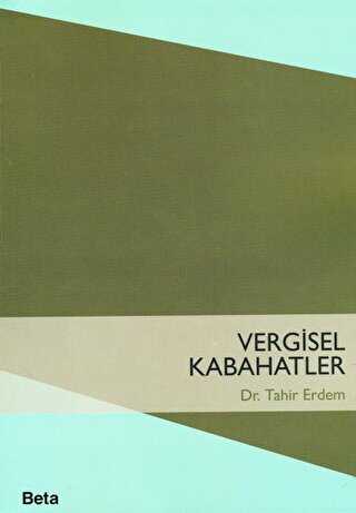 Vergisel Kabahatler - Beta Yayınevi