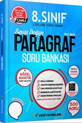 Veri Yayınları 8. Sınıf Paragraf Yeni Nesil Soru Bankası - Veri Yayınları