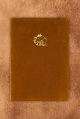 Victoria Journals 124-1630 Bujo Kraft Defter Süet A5 96 yaprak 150 gr Kraft kağıt Noktalı Kahverengi - 2