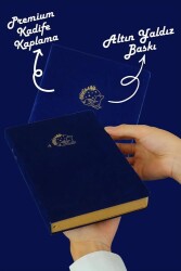 Victoria Journals 124-1631 Bujo Kraft Defter Süet A5 96 yaprak 150 gr Kraft kağıt Noktalı Mavi - Victoria Journals