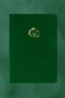 Victoria Journals 124-1632 Bujo Kraft Defter Süet A5 96 yaprak 150 gr Kraft kağıt Noktalı Yeşil - 2