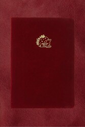 Victoria Journals 124-1633 Bujo Kraft Defter Süet A5 96 yaprak 150 gr Kraft kağıt Noktalı Bordo - 2