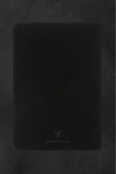 Victoria Journals 124-1640 Bujo Defter Süet A5 96 yaprak 160 gr Beyaz kağıt Cepli Çizgili Siyah - 4