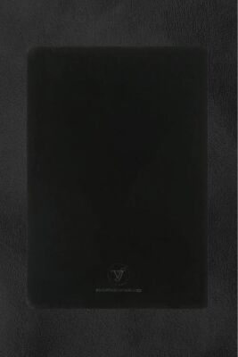 Victoria Journals 124-1640 Bujo Defter Süet A5 96 yaprak 160 gr Beyaz kağıt Cepli Çizgili Siyah - 4