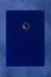 Victoria Journals 124-1643 Bujo Defter Süet A5 96 yaprak 160 gr Beyaz kağıt Cepli Çizgili Mavi - 2