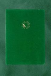 Victoria Journals 124-1644 Bujo Defter Süet A5 96 yaprak 160 gr Beyaz kağıt Cepli Çizgili Yeşil - 2