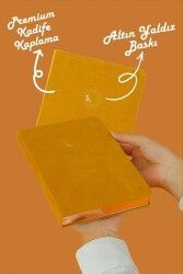 Victoria Journals 124-1645 Bujo Defter Süet A5 96 yaprak 160 gr Beyaz kağıt Cepli Çizgili Turuncu - Victoria Journals