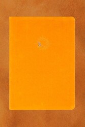 Victoria Journals 124-1645 Bujo Defter Süet A5 96 yaprak 160 gr Beyaz kağıt Cepli Çizgili Turuncu - 2