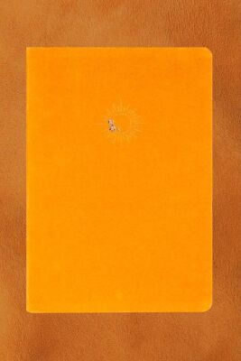 Victoria Journals 124-1645 Bujo Defter Süet A5 96 yaprak 160 gr Beyaz kağıt Cepli Çizgili Turuncu - 2