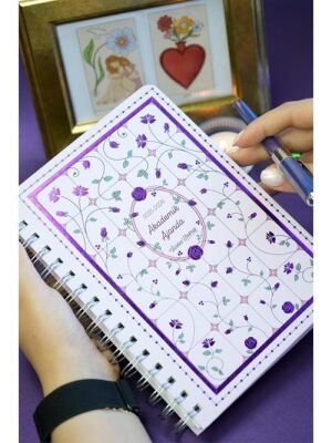 Victoria Journals 225-2244 Spiralli Sert Kapak Akademik Ajanda 2025-2026 Ayraçlı A5 - 1