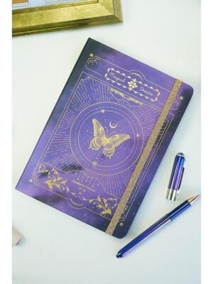 Victoria Journals 225-2265 Sert Kapak A5 Akademik Ajanda 2025-2026 Lastikli - 1