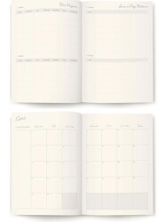 Victoria Journals 225-2265 Sert Kapak A5 Akademik Ajanda 2025-2026 Lastikli - 4