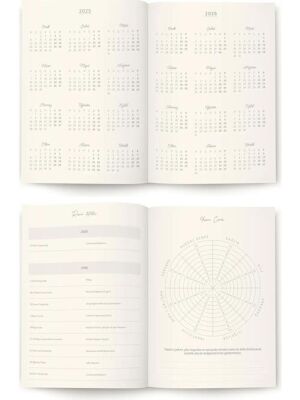 Victoria Journals 225-2265 Sert Kapak A5 Akademik Ajanda 2025-2026 Lastikli - 5