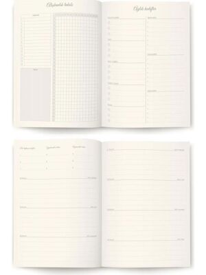 Victoria Journals 225-2267 Sert Kapak A5 Akademik Ajanda 2025-2026 Lastikli - 3