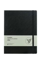 Victoria Journals 226 2301 Classic Haftalık Ajanda 2026 A4 19X25Cm Sert Kapak 100 Gr 144 Sayfa - Victoria Journals