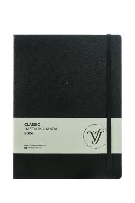 Victoria Journals 226 2301 Classic Haftalık Ajanda 2026 A4 19X25Cm Sert Kapak 100 Gr 144 Sayfa - 1
