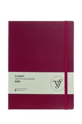 Victoria Journals 226 2303 Classic Haftalık Ajanda 2026 A4 19X25Cm Sert Kapak 100 Gr 144 Sayfa - 1