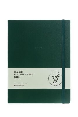 Victoria Journals 226 2304 Classic Haftalık Ajanda 2026 A4 19X25Cm Sert Kapak 100 Gr 144 Sayfa - 1