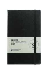 Victoria Journals 226 2309 Classic Haftalık Ajanda 2026 13X21 Cm Sert Kapak 80 Gr 144 Sayfa - Victoria Journals