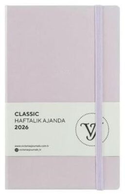 Victoria Journals 226 2314 Classic Haftalık Ajanda 2026 13X21 Cm Sert Kapak 80 Gr 144 Sayfa - 1