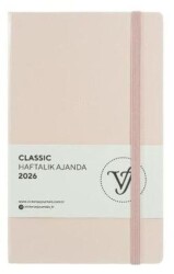 Victoria Journals 226 2315 Classic Haftalık Ajanda 2026 13X21 Cm Sert Kapak 80 Gr 144 Sayfa - Victoria Journals
