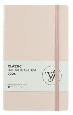 Victoria Journals 226 2315 Classic Haftalık Ajanda 2026 13X21 Cm Sert Kapak 80 Gr 144 Sayfa - 1
