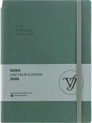 Victoria Journals 226 2337 Kuka Haftalık Ajanda 2026 A5 14X20 5 Cm 80 Gr 160 Sayfa Esnek Kapak - Victoria Journals