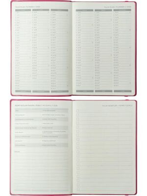 Victoria Journals 226 2337 Kuka Haftalık Ajanda 2026 A5 14X20 5 Cm 80 Gr 160 Sayfa Esnek Kapak - 4